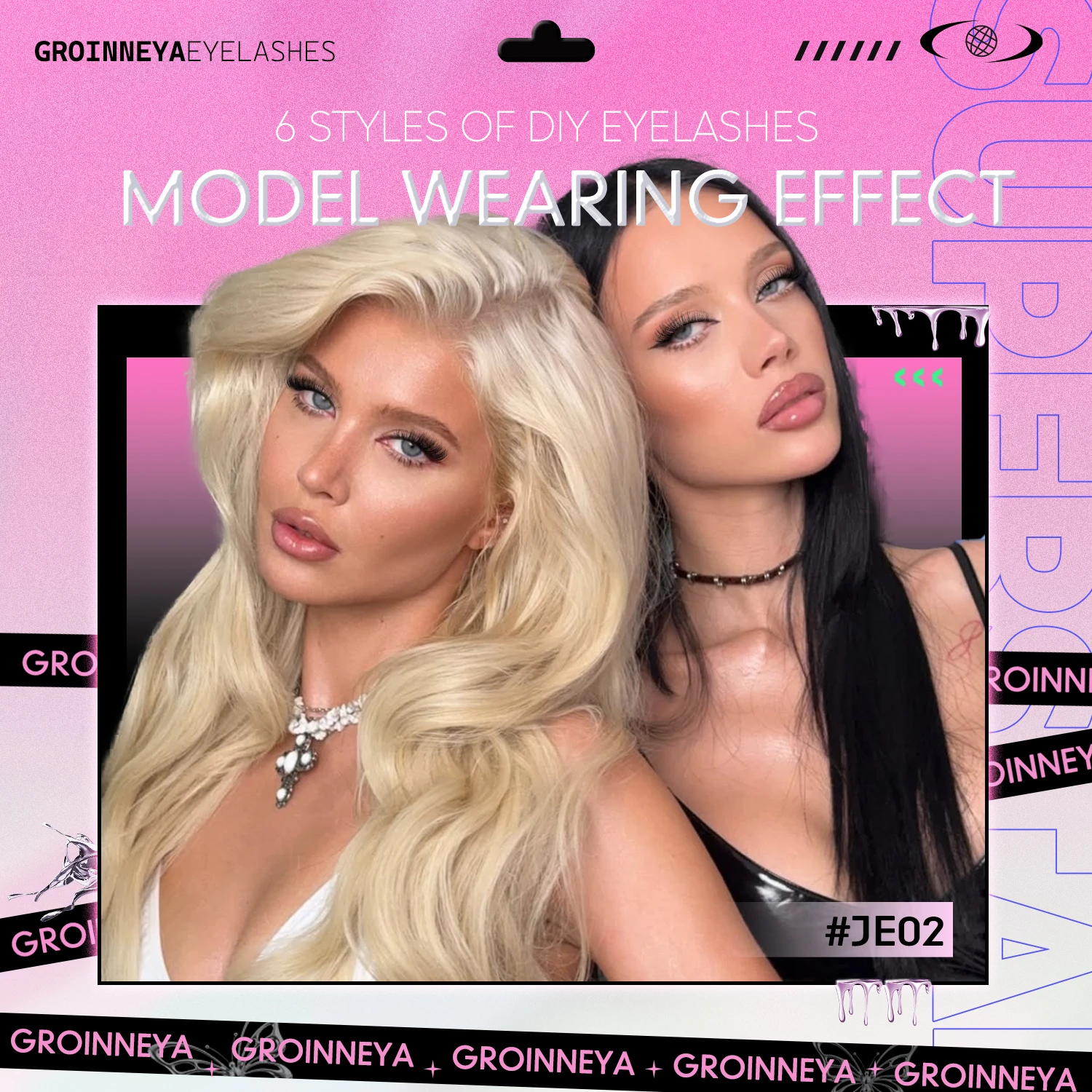 GROINNEYA Lash Clusters Kit Ca - Eyelash Extension Home Service review and price