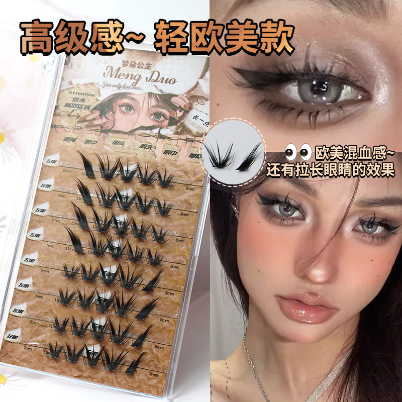 New Cat Eye Mink Eyelashes 3D  - Eyelash Extension Cat Eye Wispy review and price