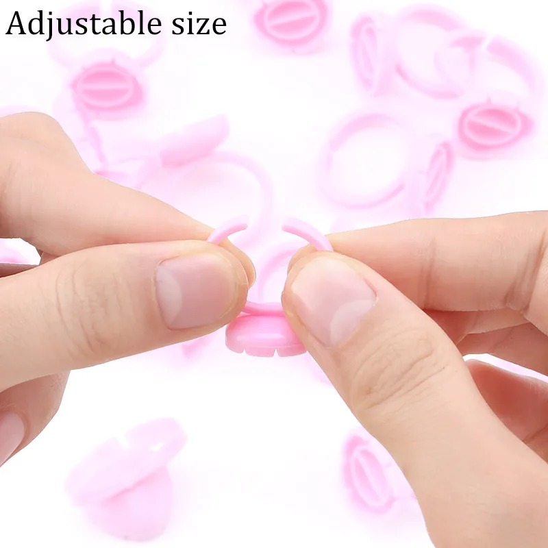 100 Pcs Disposable Eyelash Glu - Eyelash Extension Maps review and price