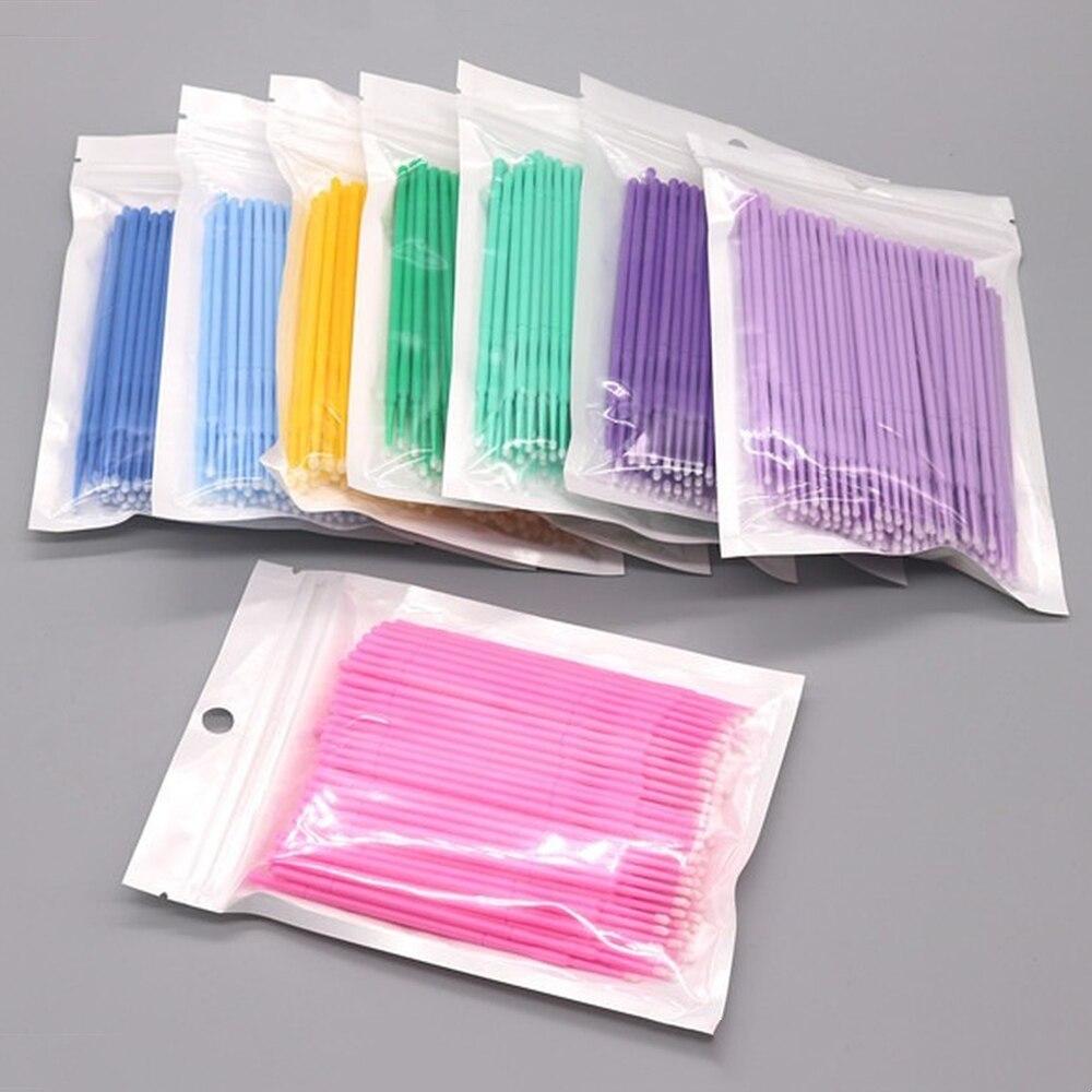 100pcs/lot Micro Brushes Make  - Eyelash Extension Maps review and price