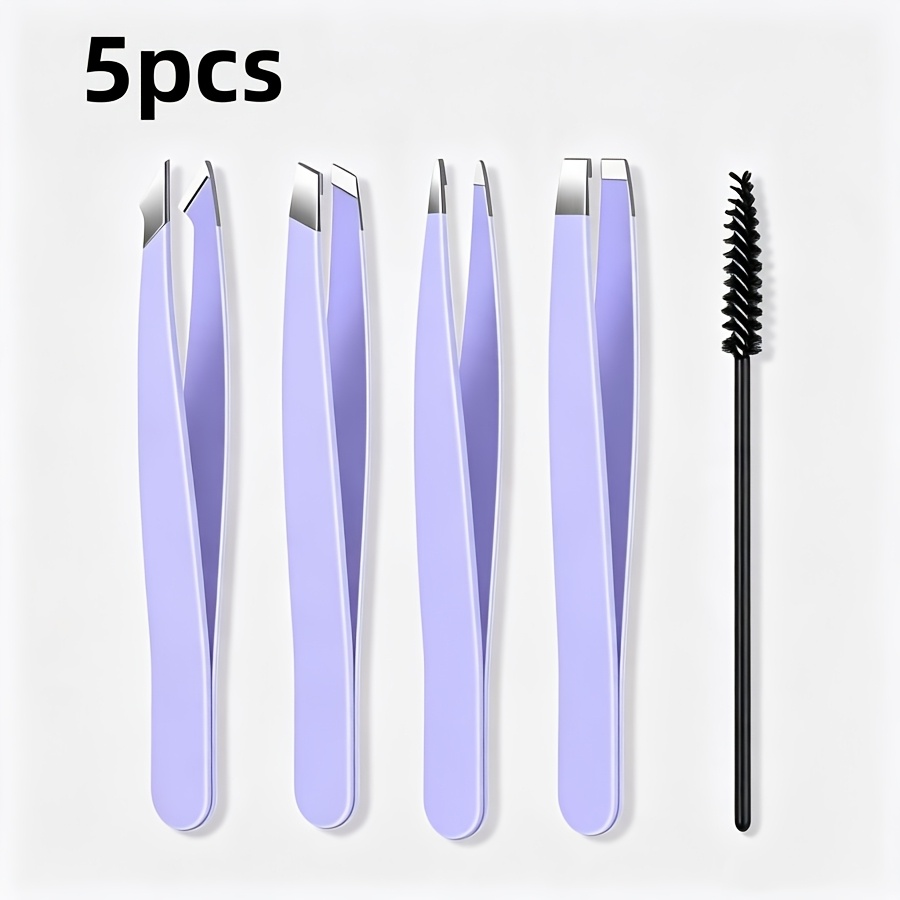 5pcs Set Purple Stainless Stee - Eyelash Extension Removal review and price