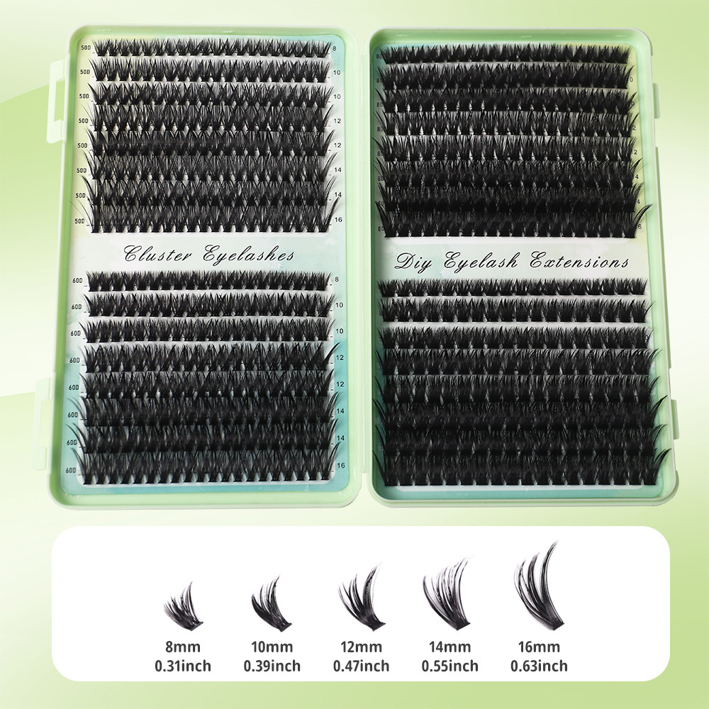 Lashes Cluster DIY Lash Extens - Eyelash Extension Cat Eye Wispy review and price