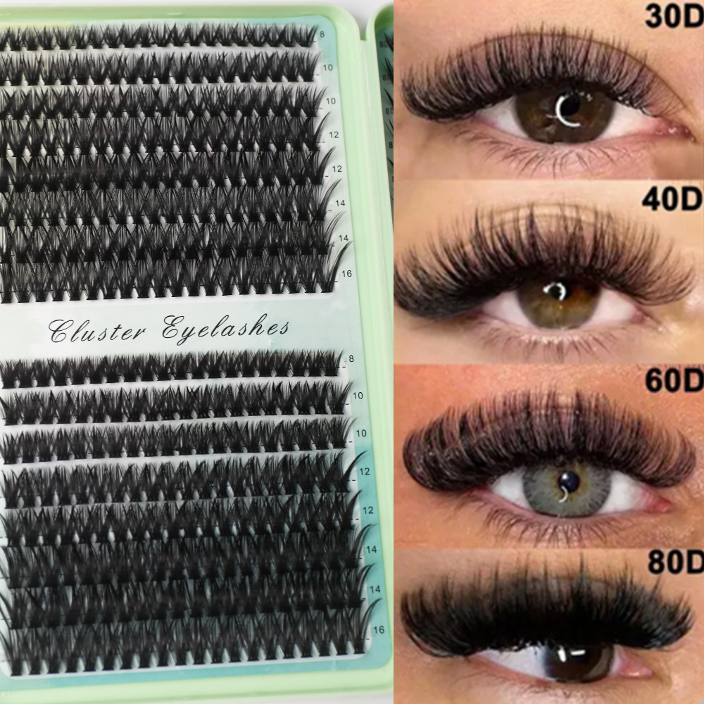 Lashes Cluster DIY Lash Extens - Eyelash Extension Cat Eye Wispy review and price