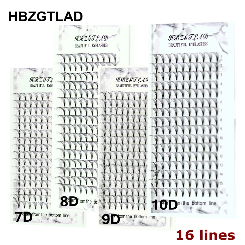 HBZGTLAD 16 Lines Big Capacity - Eyelash Extension Russian Volume review and price