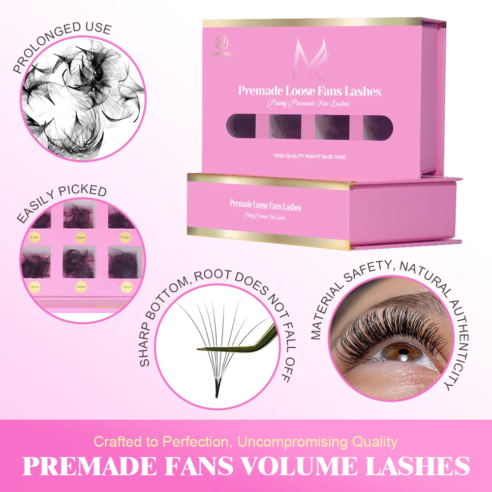 MAYOOC 800Fans Loose Fan Lashe - Eyelash Extension Russian Volume review and price