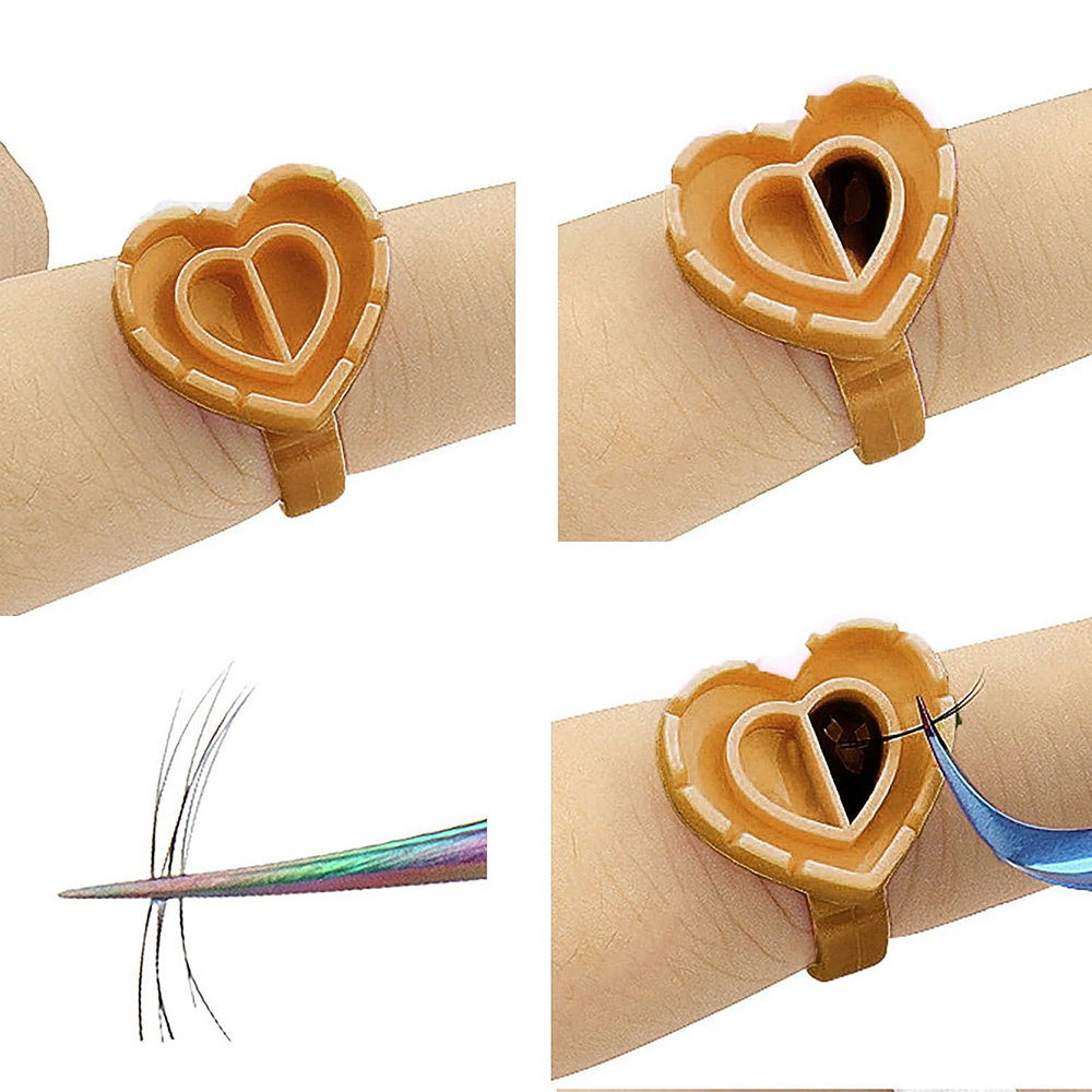 500PCS Glue Rings for Lash Ext - Eyelash Extension Maps review and price