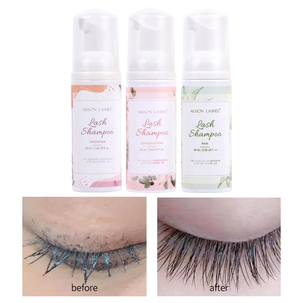 ARISON10 Bottles 60ml Eyelash  - Eyelash Extension Foam Cleanser review and price
