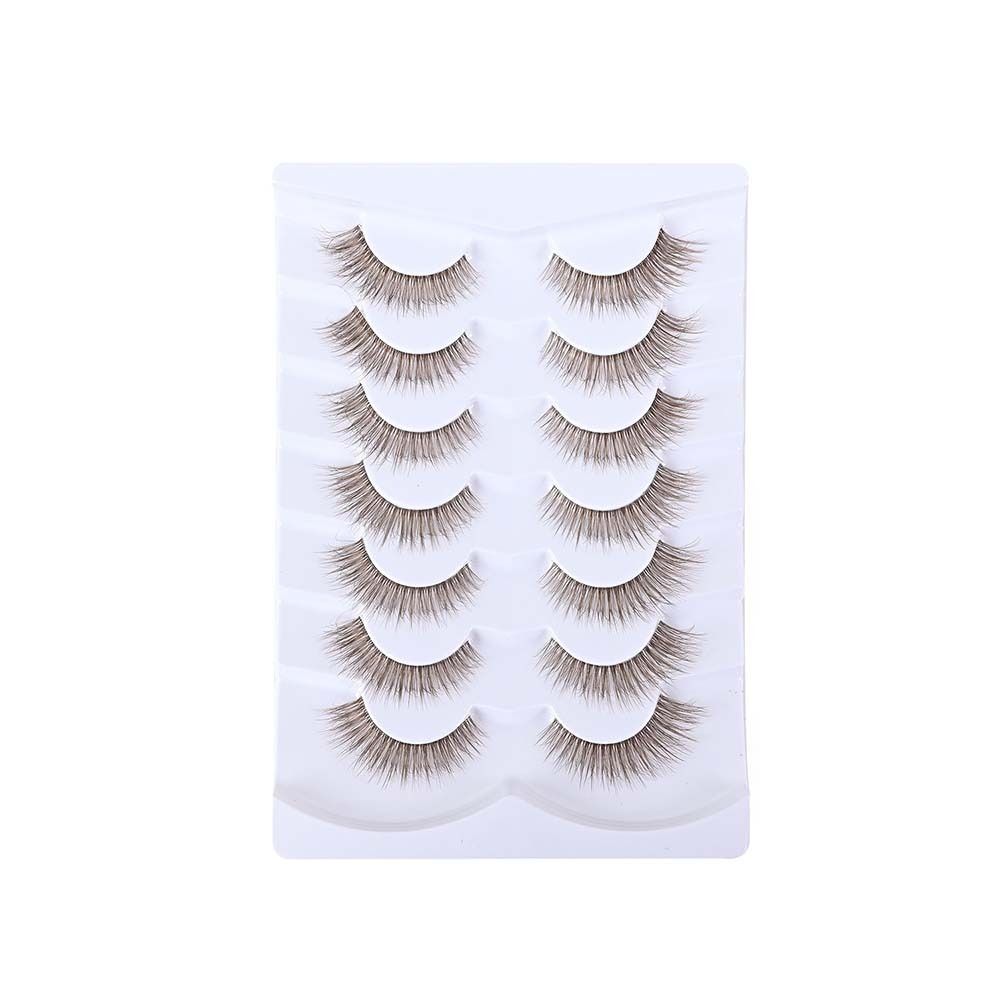 7 Pairs Simulation Eye Eyelash - Eyelash Extension Cat Eye Wispy review and price