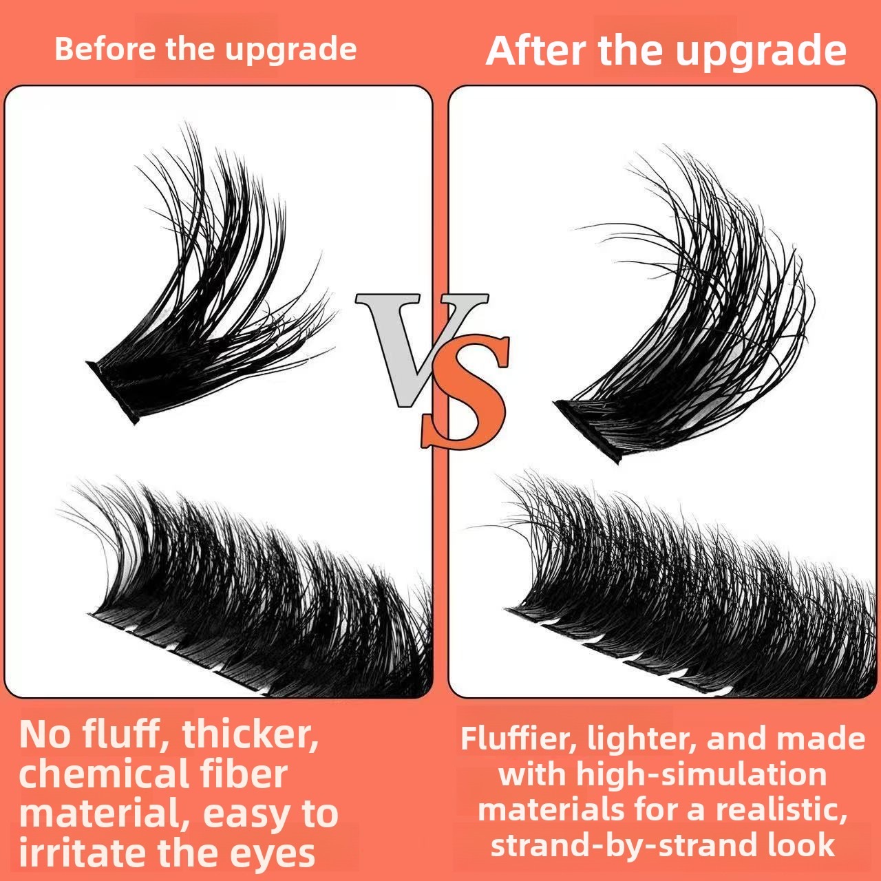 80D-100D Fluffy Cluster Lashes - Eyelash Extension Home Service review and price