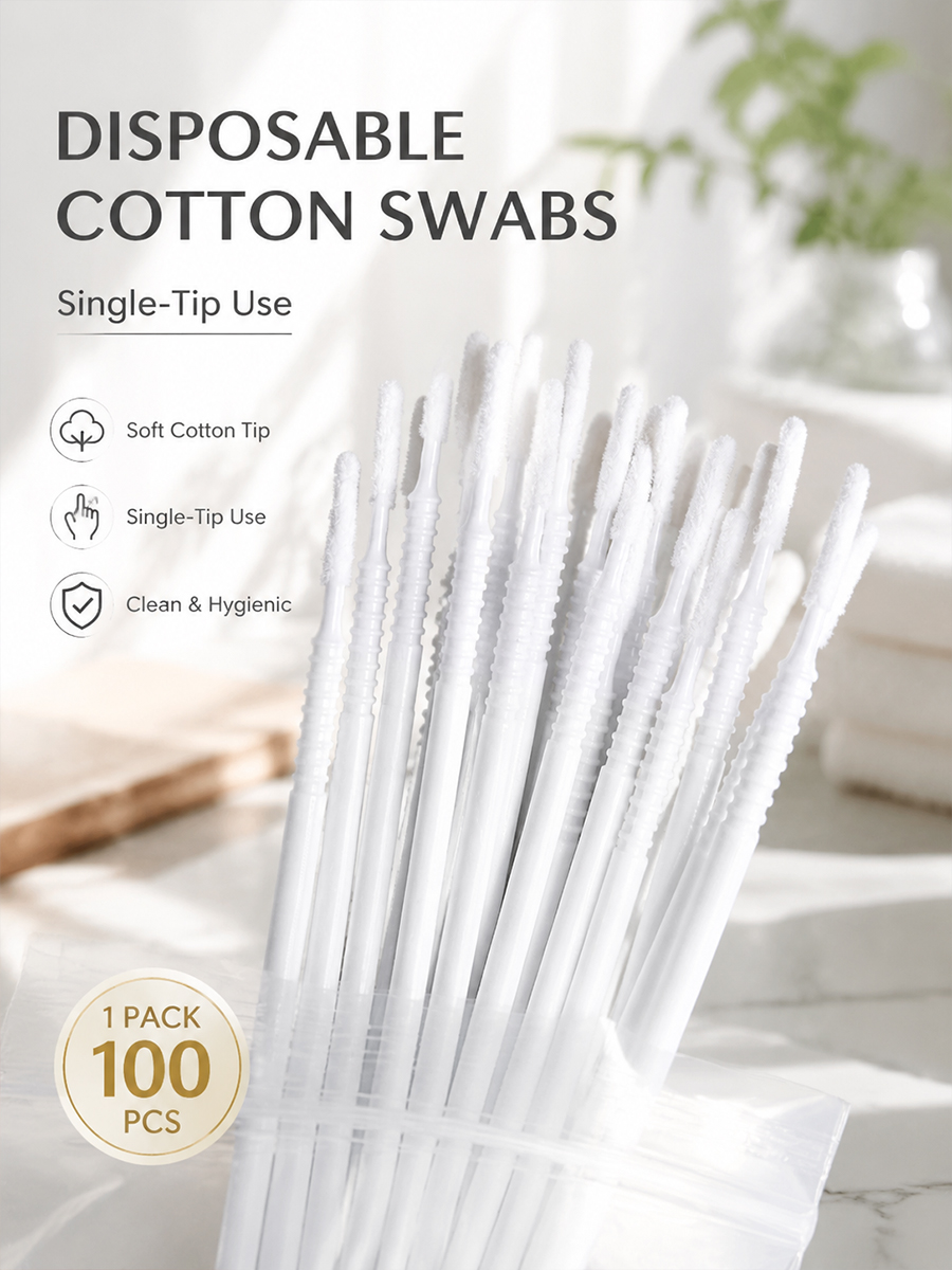 Disposable Long Cotton Swabs E - Eyelash Extension Removal review and price