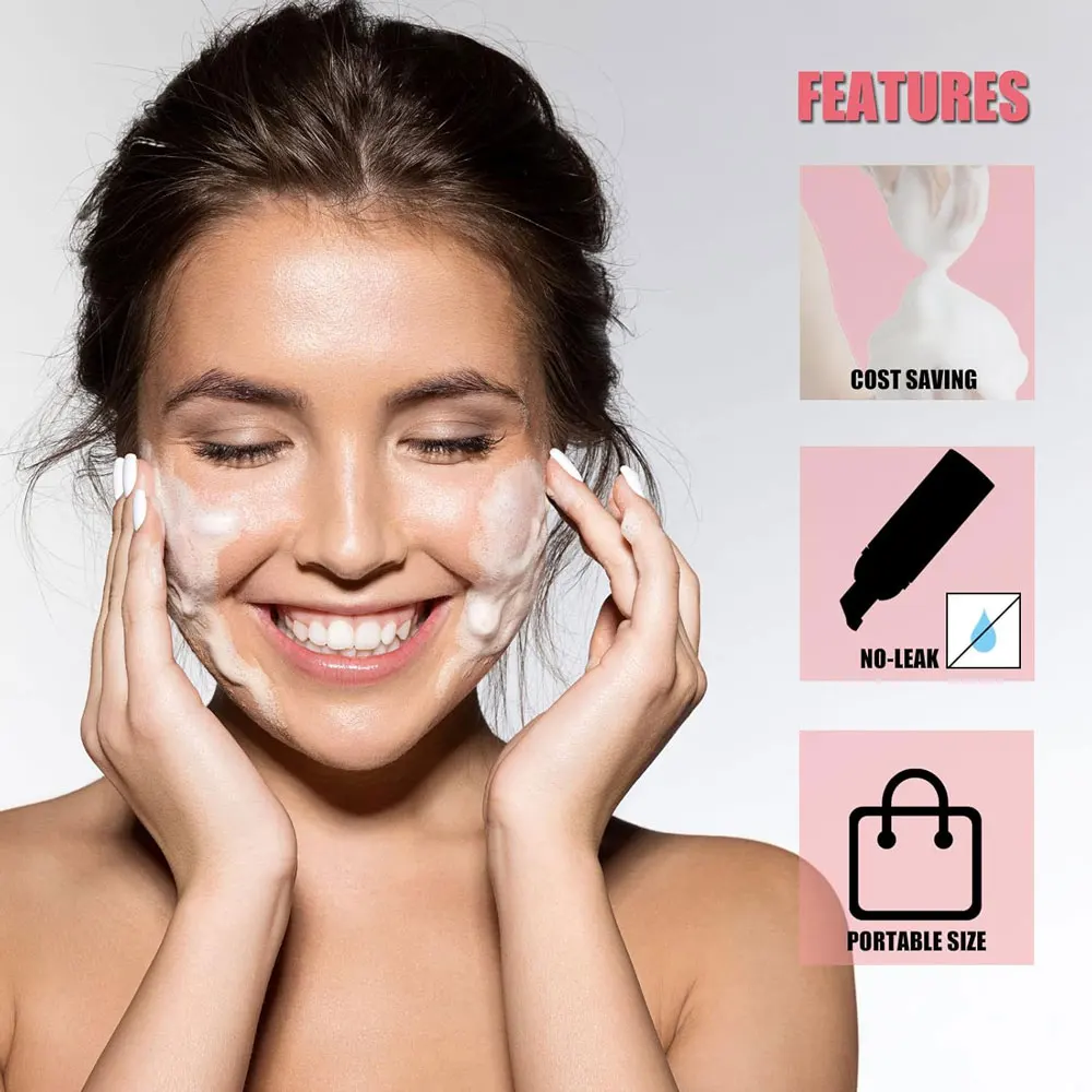 20/40PCS Suit 60ML Empty Pump  - Eyelash Extension Foam Cleanser review and price