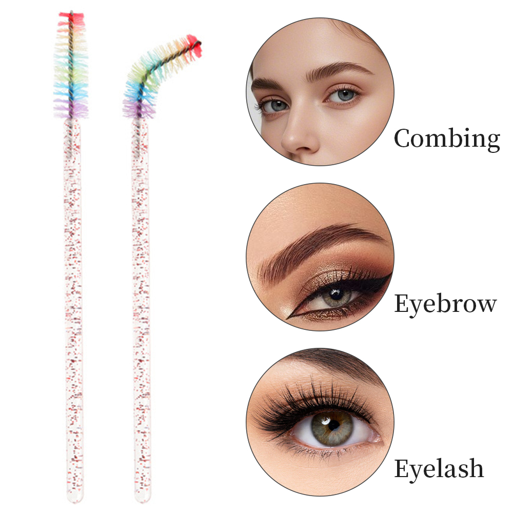 50PCS Rainbow Crystal Eyelash  - Eyelash Extension Maps review and price