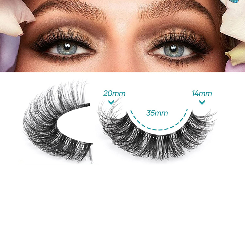 10 Pairs False Eyelashes 6D Su - Eyelash Extension Cat Eye Wispy review and price