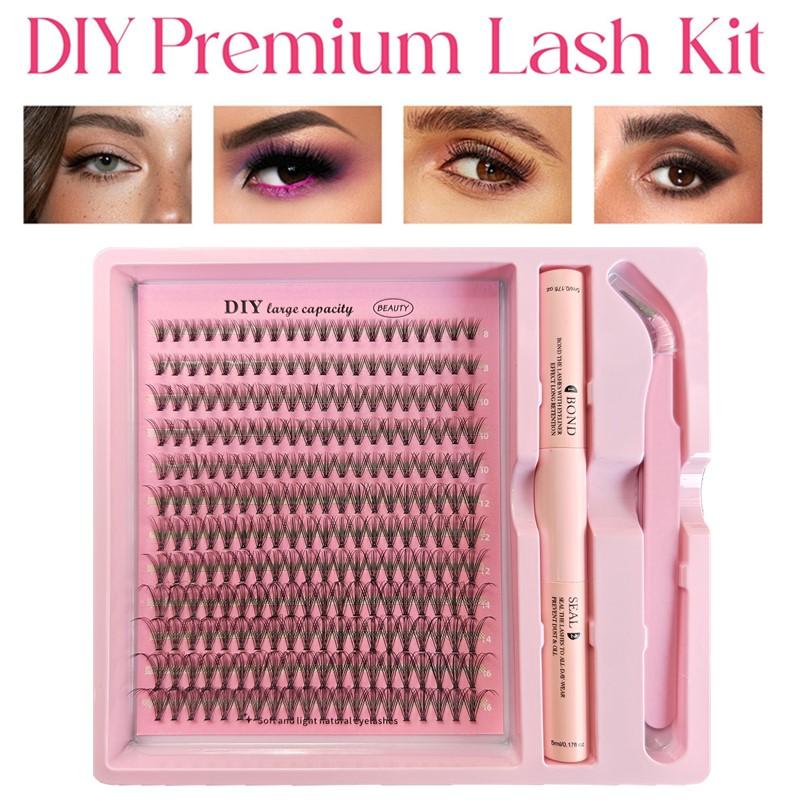 DIY Cluster Lash Extension Kit - Eyelash Extension Home Service review and price