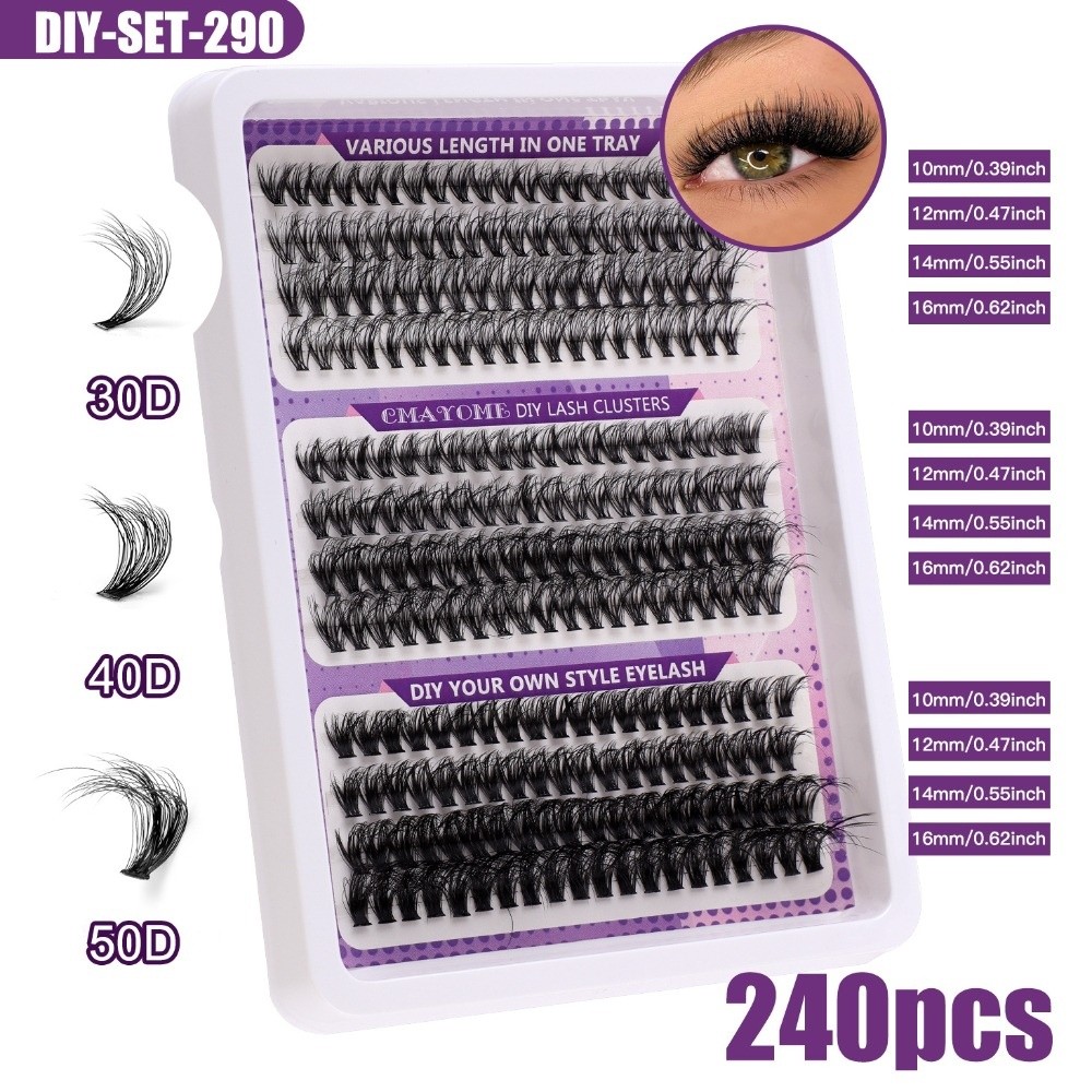 Natural Look False Eyelashes W - Eyelash Extension Natural Look review and price