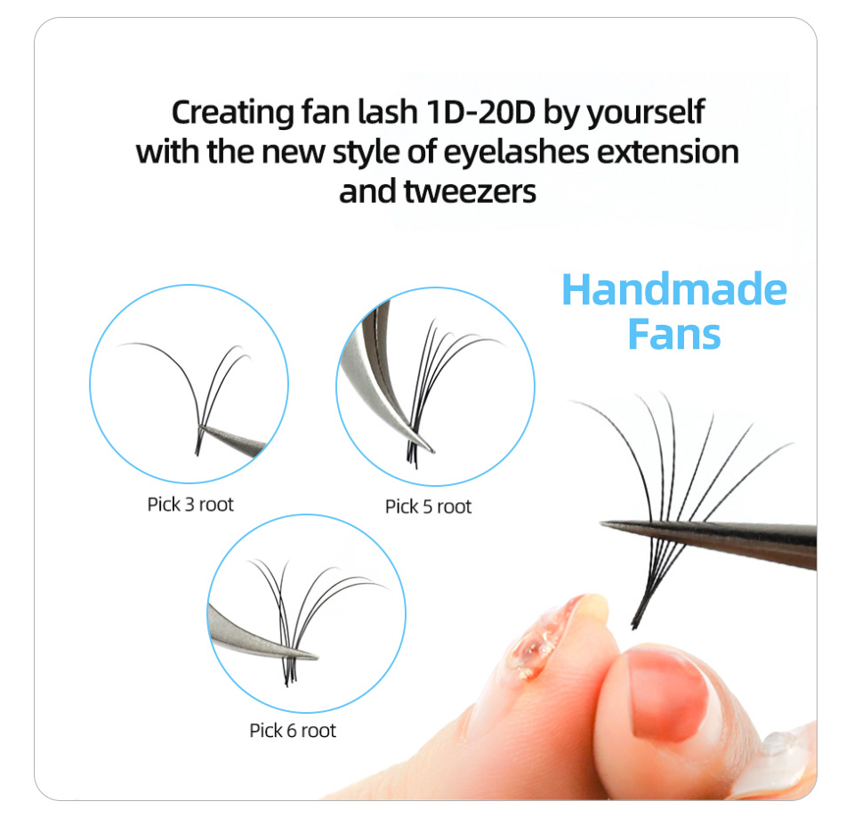 AGUUD 16 Rows Long 16-20mm Eye - Eyelash Extension Russian Volume review and price