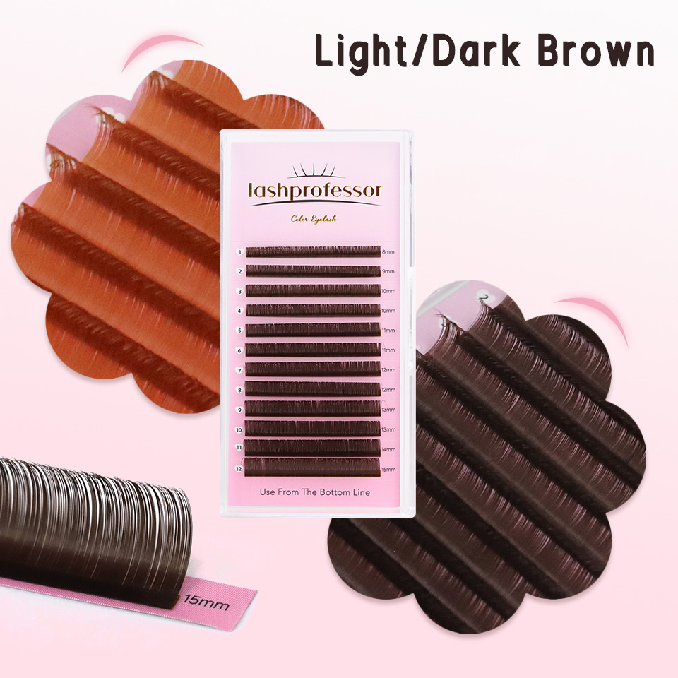 Dark Brown Eyelash Extension 0 - Eyelash Extension Russian Volume review and price