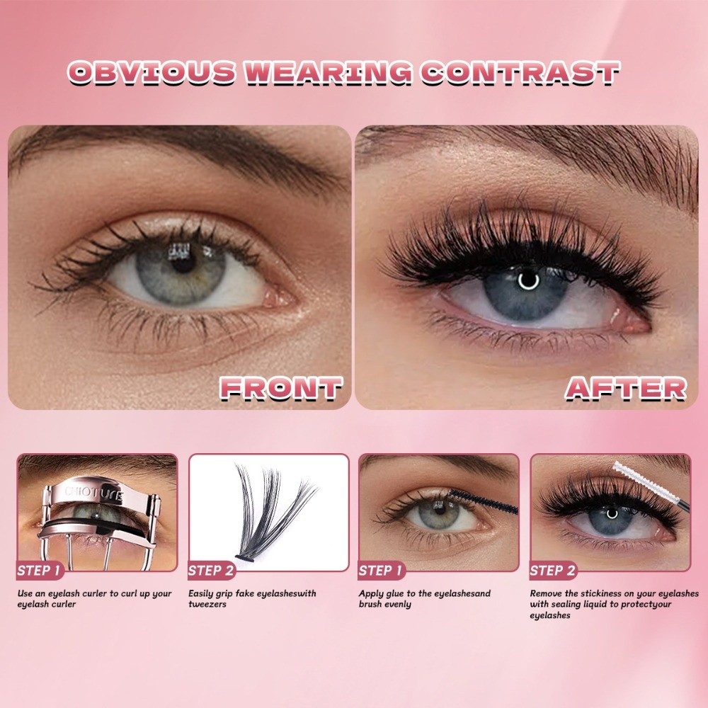 8-16mm Length False Eyelashes  - Eyelash Extension Natural Look review and price