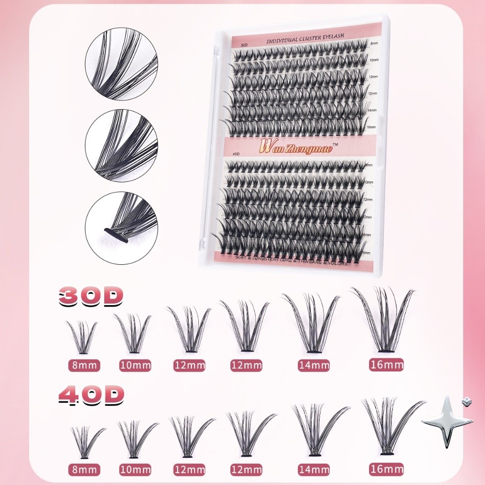 8-16mm Length False Eyelashes  - Eyelash Extension Natural Look review and price