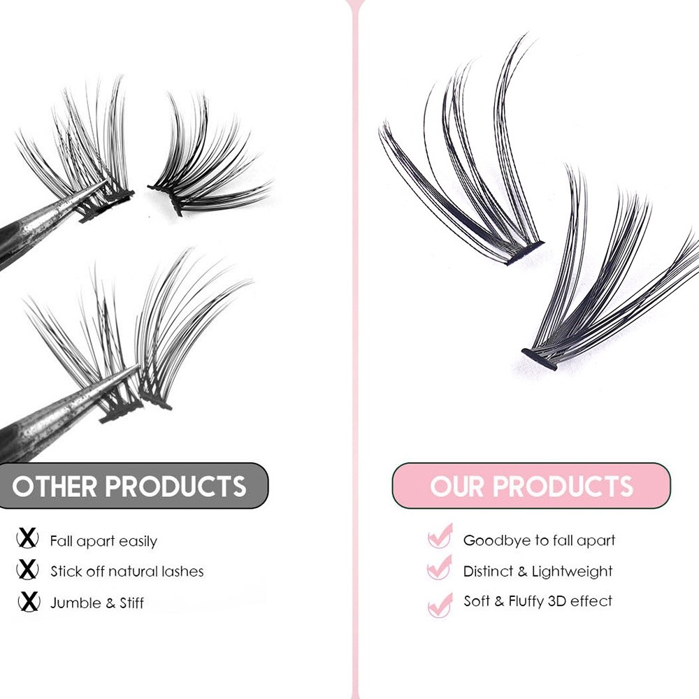 8-16mm Length False Eyelashes  - Eyelash Extension Natural Look review and price