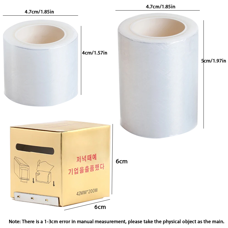200m Transparent Makeup Film L - Eyelash Extension Maps review and price