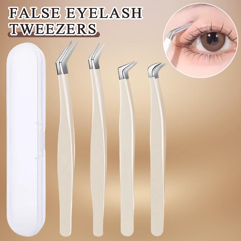●False Eyelash Tweezers With S - Eyelash Extension Home Service review and price