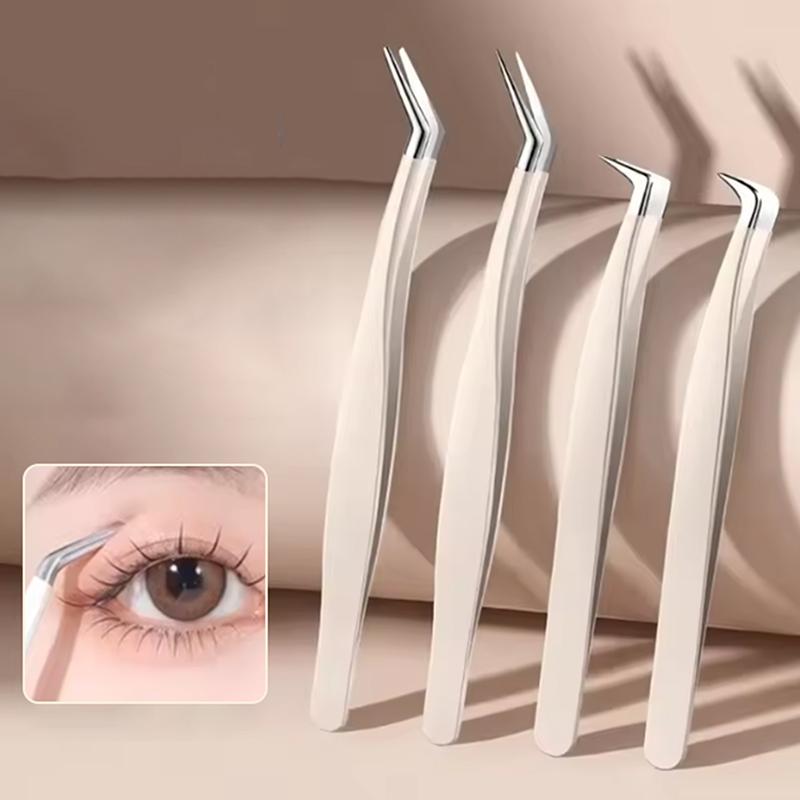 ●False Eyelash Tweezers With S - Eyelash Extension Home Service review and price