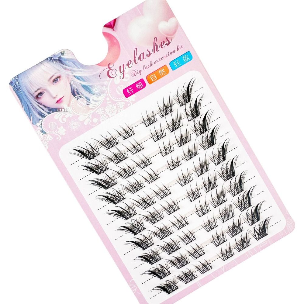 Women Beauty 3D Cat Eye Cluste - Eyelash Extension Cat Eye Wispy review and price