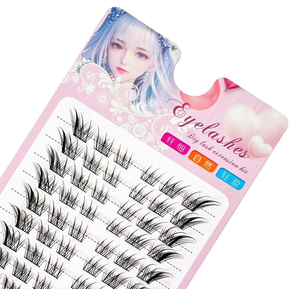Women Beauty 3D Cat Eye Cluste - Eyelash Extension Cat Eye Wispy review and price