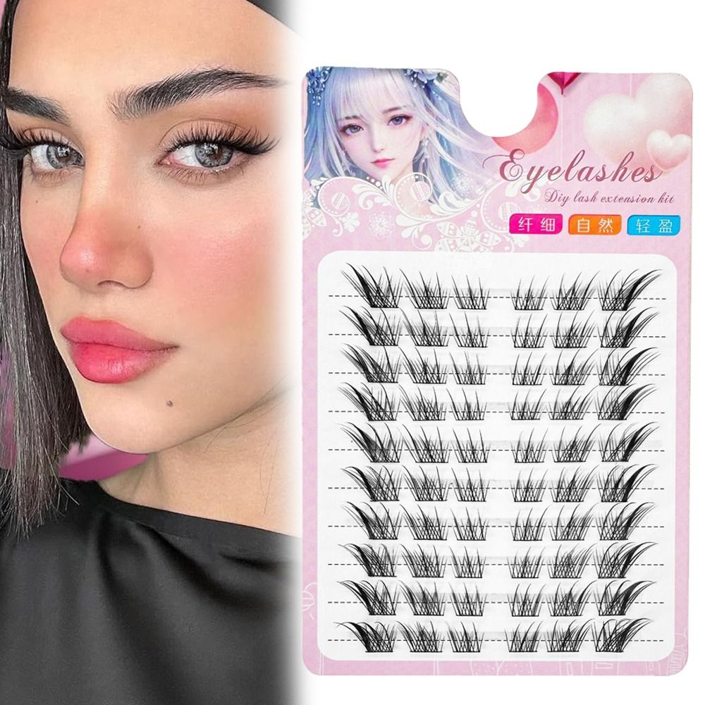 Women Beauty 3D Cat Eye Cluste - Eyelash Extension Cat Eye Wispy review and price